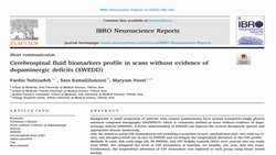 Cerebrospinal fluid biomarkers profile in scans without evidence of dopaminergic deficits (SWEDD)